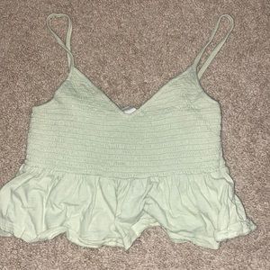 Pacsun Green Me to We tank top, size small